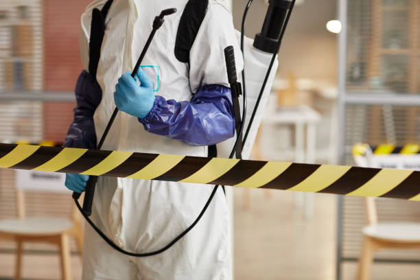 Professional Biohazard technician working in Westwood, CA